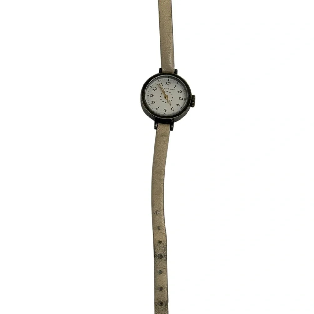 Tokyobay Mabel watch metallic dial leather band